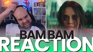 Camila Cabello  Bam Bam Reaction Official Music Video  MY FIRST TIME [upl. by Kancler]