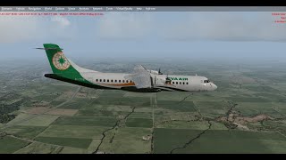 P3D Carenado ATR 72500 ILSZ APPROACH Melbourne RUNWAY 16 [upl. by Hankins97]