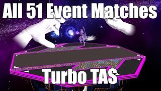 Melee All 51 Event Matches  Turbo TAS [upl. by Ariik442]