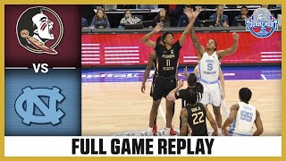 Florida State vs North Carolina Full Game Replay  2024 ACC Men’s Basketball Tournament [upl. by Slotnick]