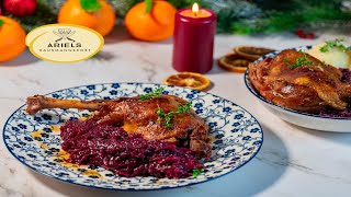 Gänsekeulen mit Rotkohl Hausmannskost [upl. by Esirahc197]