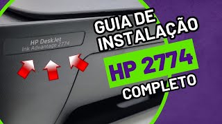 Como instalar impressora HP 2774 no WiFi  Guia Completo  2024 [upl. by Caine]