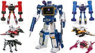 Transformers MasterPiece Mp 13 SOUNDWAVE KO THF Sonicwave Casseticon Transform Robot Toys [upl. by Whitby583]