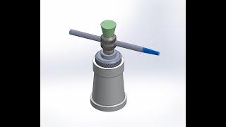 screw jack assembly solidworks [upl. by Cuthbertson]