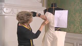 Haute couture moulage draping at Christian Dior [upl. by Warton]