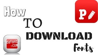 How to download fontsfrom dafont using Phonto works on Android AND iOS [upl. by Abas18]