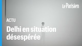 Inde  70 canons antipollution déployés à Delhi la solution désespérée des autorités [upl. by Kcirdde8]