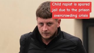 Child rapist is spared jail due to the prison overcrowding crisis [upl. by Weisbart]