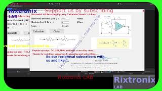 Inv Op Amp Calc Lang V C P149 [upl. by Ruyam825]