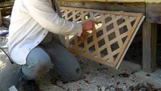 DIY Mobile home skirting design  critter proof [upl. by Iznekcam860]