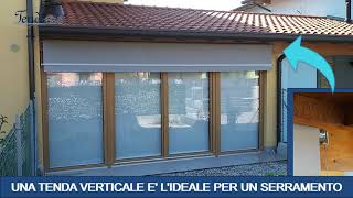 Tenda verticale per proteggere da sole e pioggia [upl. by Eniale]