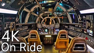 4K Millennium Falcon Smugglers Run  On Ride 2022  Disneys Hollywood Studios [upl. by Odnalro]