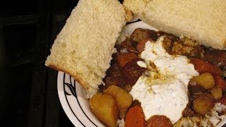 Hearty Beef stew Bourguignon stew with horseradish cream sauce [upl. by Euqenimod852]