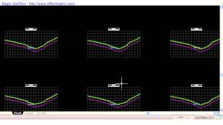 Civil 3D Subassembly Targeting multiple surfaces with benching constraints using Section3D [upl. by Sitnik]