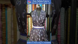 Poly Taffeta Fabric  Dress by Taffeta Fabric  Fashion Fabric [upl. by Min]