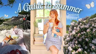 a romanticized guide to having the best summer 🍓 dream girlhood summer [upl. by Derdlim]