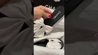 CHANEL SANDLES UNBOXING 08 chanel unboxing asmr chanelyoutube [upl. by Atsejam]