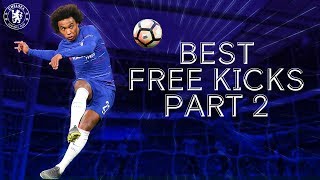 The Very Best Chelsea Free Kicks ft Willian Alonso amp Lampard 🎯  Part 2 [upl. by Sal]