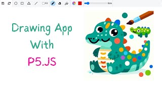 p5js and the Flood Fill Algorithm Drawing App Tutorial [upl. by Berkley905]