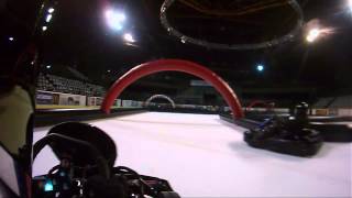 Kart sur glace Patinoire Bordeaux piste gonflable [upl. by Heisser986]