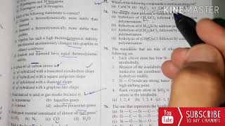 Chemistry mock test 12  Allotropic forms of carbon and important compounds of carbon and silica [upl. by Cara]