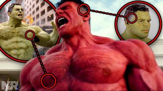 RED HULK OFFICIALLY REVEALED VFX Breakdown  How They Made It [upl. by Aseyt70]