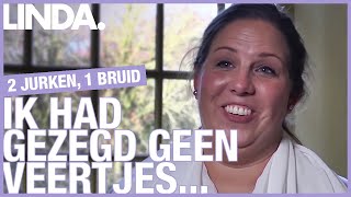 Ik kies voor de jurk waar ík me goed bij voel  2 jurken 1 bruid  LINDA [upl. by Shelbi]