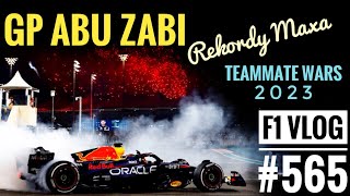 F1 Vlog 565 GP Abu Zabi  wszystkie rekordy Maxa Niesłuszna kara Pereza Teammate wars 23 bilans [upl. by Ainuj]