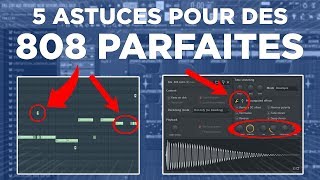 5 ASTUCES pour des 808 PARFAITES  Tutoriel FL Studio 20 [upl. by Sucramrej]