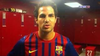 Cesc Fàbregas to Barça Fans [upl. by Bink280]