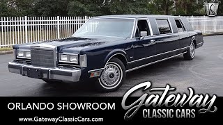 1988 Lincoln Town Car Limousine For Sale Gateway Classic Cars Orlando 1602 [upl. by Simons]