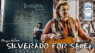 Morgan Wallen Silverado For Sale Guitar Lesson Easy Chord Tutorial Quick Lesson 4 Chords [upl. by Lj]