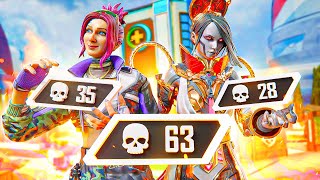 Best Apex Predator Duo Gets 60 Kills Apex Legends [upl. by Anassor445]