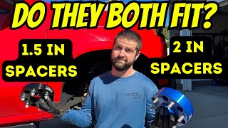 15 VS 2 INCH WHEEL SPACERS  Chevy Silverado Trail Boss [upl. by Eirellav]