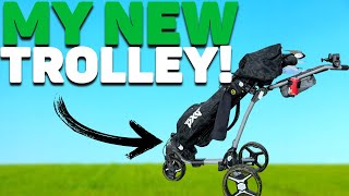 My New Golf Trolley  AXGLO Tri 360 V2 axglo golfcart golftrolley [upl. by Nire]