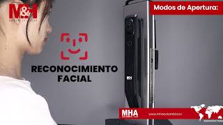 Cerradura Digital con RECONOCIMIENTO FACIAL  MHA Colombia [upl. by Namus61]