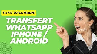 Comment transférer WhatsApp dAndroid vers iPhone  2024 [upl. by Notwal]