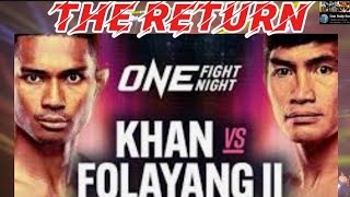 EDWARD FOLAYANG VS AMIR KHAN  ONE CHAMPIONSHIP [upl. by Edan]