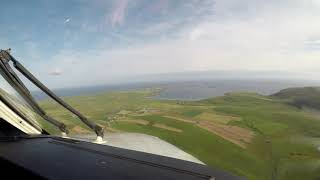 Sumburgh Airport  EGPB Visual approachLanding RWY 15 [upl. by Noll]