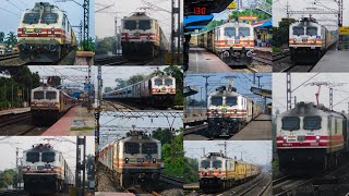 Happy Birthday WAP5  24 years of CLW WAP5  P5 of different locosheds  Ghaziabad Vadodara Howrah [upl. by Shuler1]