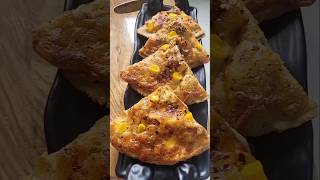 DOMINOS STYLE PIZZA 🍕 PARATHA viralreels shots shorts shortsfeed ytshorts poojafoodlibrary [upl. by Rraval537]