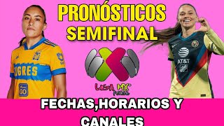 SEMIFINAL LIGA MX FEMENIL CLUSURA 2024 FECHAS HORARIOS Y CANALES [upl. by Gnoh]