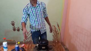 how to make refrigeration system at home HVAC [upl. by Wenona]