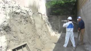 Shotcrete with the AIRPLACO PumpMaster PG 30 [upl. by Apollus]