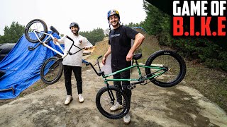 BRAKELESS SHOWDOWN GAME OF BIKE AT MY SLOPESTYLE COMPOUND [upl. by Rumney]