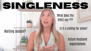 What does the Bible say about SINGLENESS [upl. by Carolan]