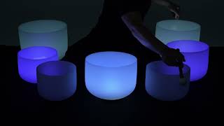 432Hz ASMR Tranquility 4 Hours of Crystal Singing Bowls [upl. by Hpesoj653]