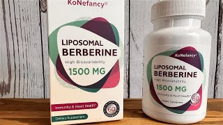 Review  Berberine HCL Supplement 1500mg Capsules [upl. by Ahsekan]