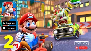 Mario Kart Tour Mobile Gameplay Walkthrough  Part 2 AndroidiOS [upl. by Ecnarretal705]