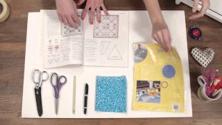 Quilty How to make your own quilt templates [upl. by Einoj677]